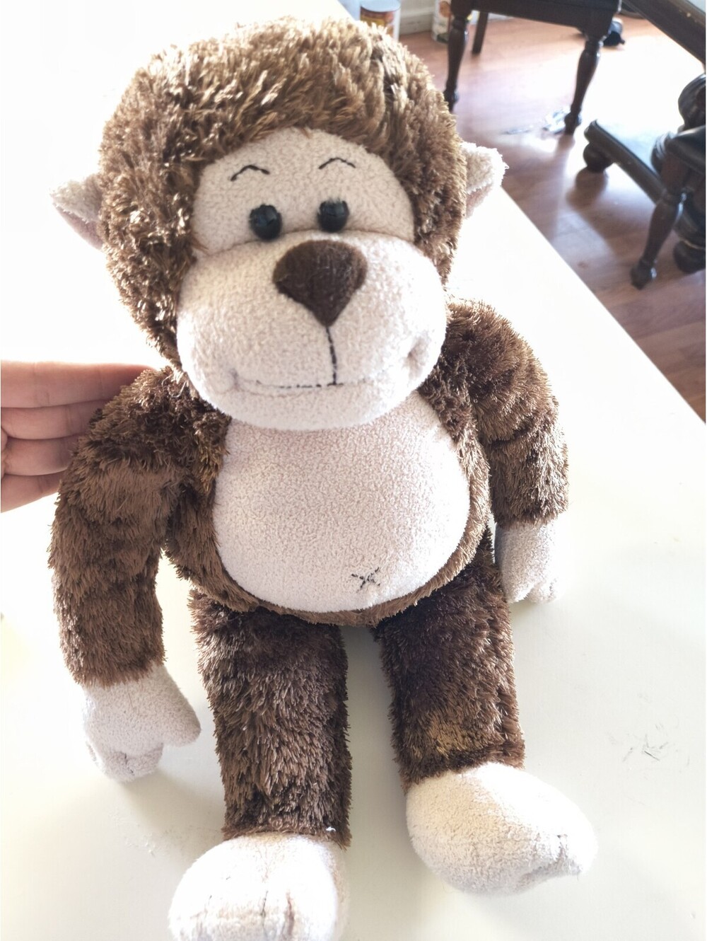 Build a Bear BAB Brown Monkey Ape Chimpanzee Talking Sound Plush Stuffed Animal